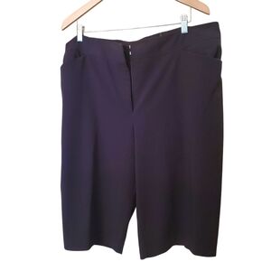 Apt. 9 Black Bermuda Shorts Tailored Fit